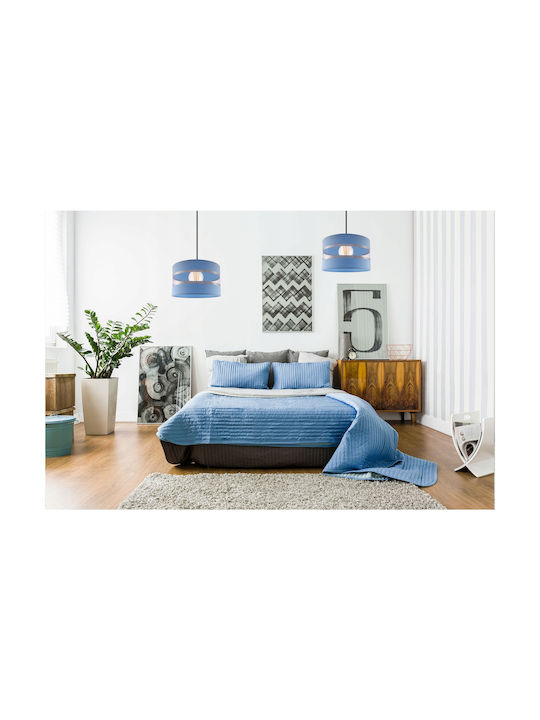 Light Home Kids Plastic / Fabric / Metallic Single Ceiling Light E27 White