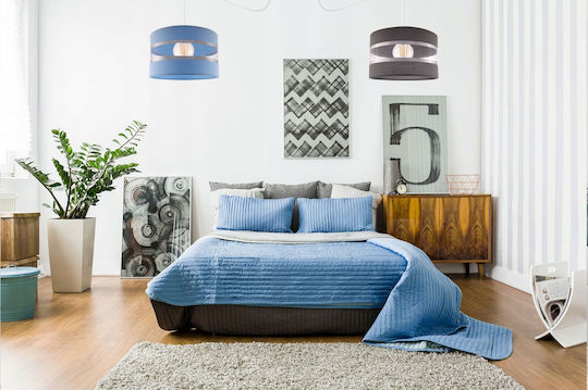 Light Home Единична светлина Детска таванна лампа Окачен от Пластмаса с Гнездо E27 Бял