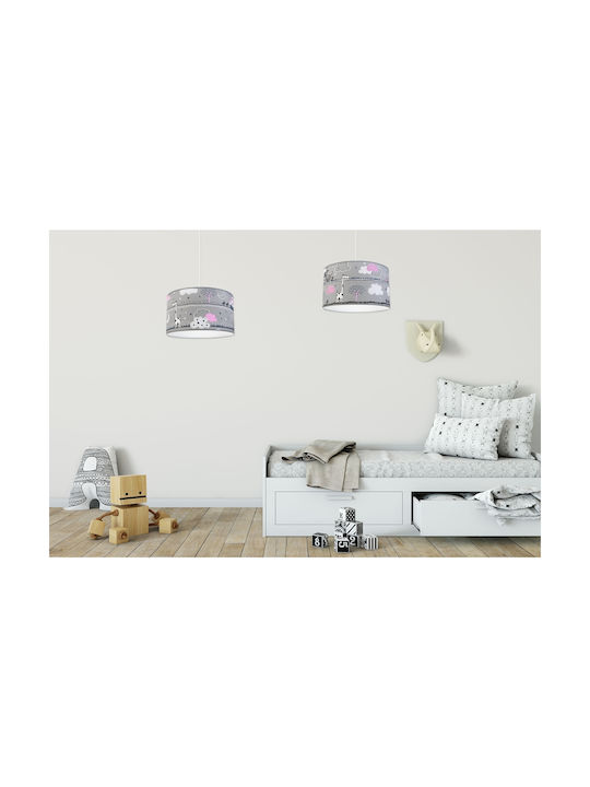 Light Home Einfaches Licht Kinderdeckenleuchte Deckenleuchte 60W mit Fassung E27 Weiß