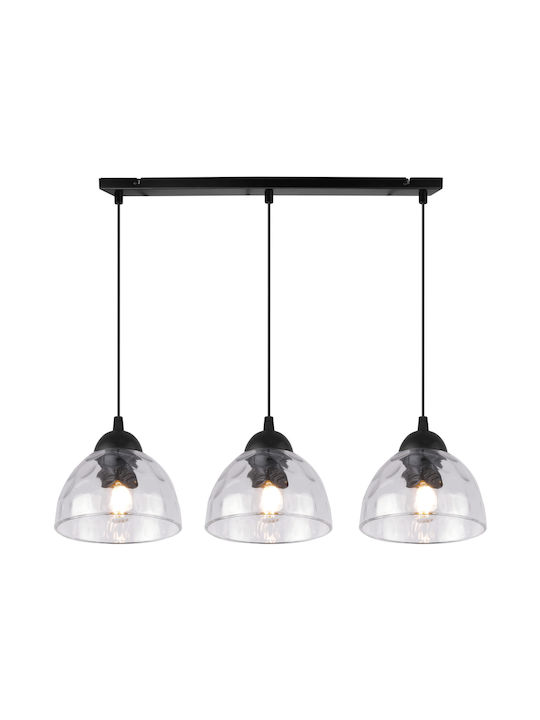 Light Home Hängelampe Transparent mit Fassung E27