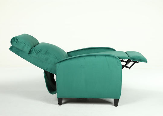 Atria Фотьойл Relax Кадифен Зелен 67.5x90x104см