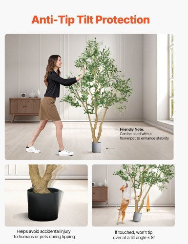 Vevor Artificial Olive 180cm Potted Plant Home or Office Rzs6ftglsslxm8jc0001v0