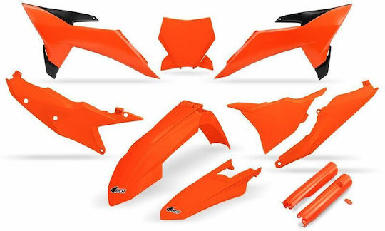 UFO Motorcycle Plastic Set Orange 1pcs