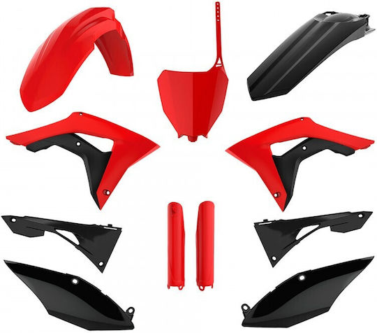Polisport Set de Piese din Plastic pentru Motocicletă pentru Honda CRF 250 Negru 1buc