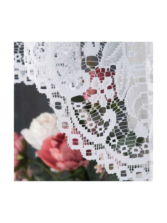 Markizeta Curtain with Pencil Pleat Berenika White 140x330cm