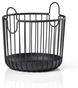 Zone Denmark Badezimmerbox mit Saugnapf Metallisch Ø20x20 Inu Schwarz