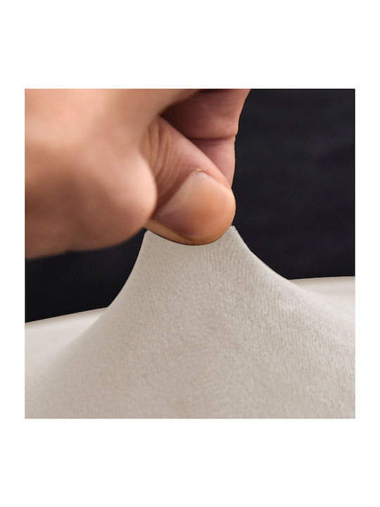 Ubieramy Meble Elastische Abdeckung für Stuhl Cool Beige 40x40cm 1Stück