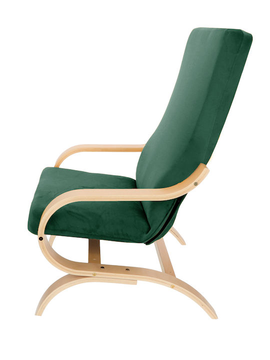 Ubieramy Meble Elastische Abdeckung für Sessel Bottle Green 1Stück