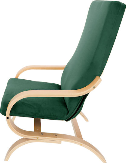 Ubieramy Meble Elastic Cover for Armchair Bottle Green 1pcs