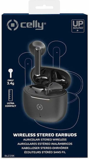 Buz 2 Earbud Bluetooth Handsfree Earphones with Charging Case Black