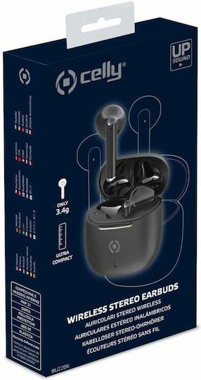 Buz 2 Earbud Bluetooth Handsfree Earphones with Charging Case Black