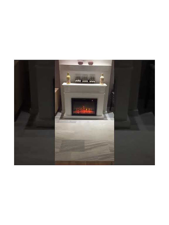Electric Fireplace Soprano De Lux Black Floor 2000w Hitense