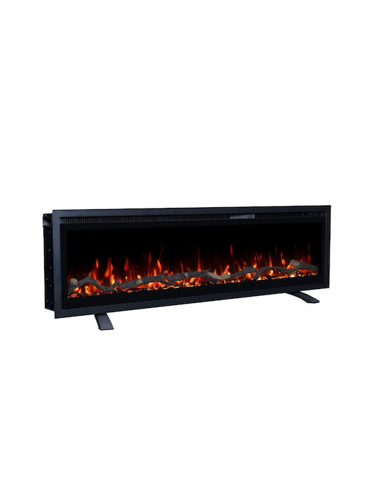 Electric Fireplace Smart Notting Hill 50 Wall Mounted Insert LED 1800w Hitense