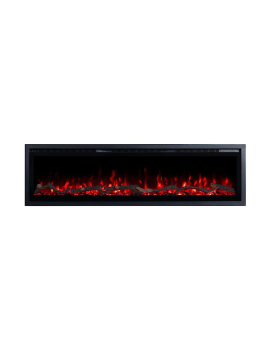 Electric Fireplace Smart Notting Hill 50 Wall Mounted Insert LED 1800w Hitense