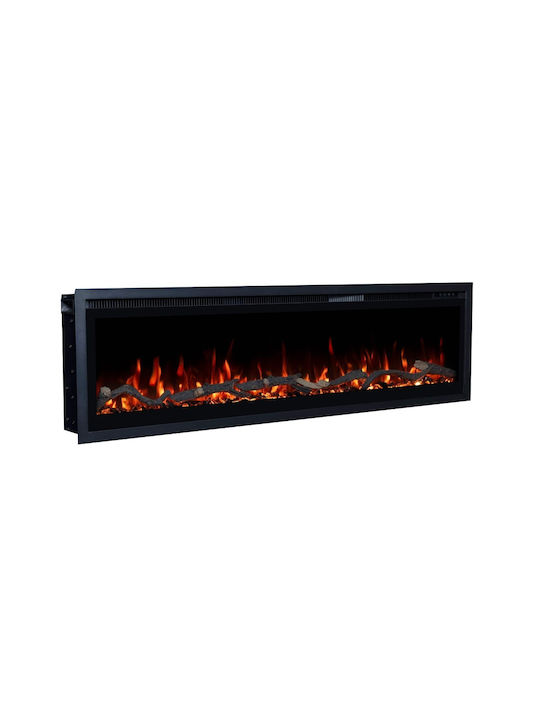 Electric Fireplace Smart Notting Hill 50 Wall Mounted Insert LED 1800w Hitense