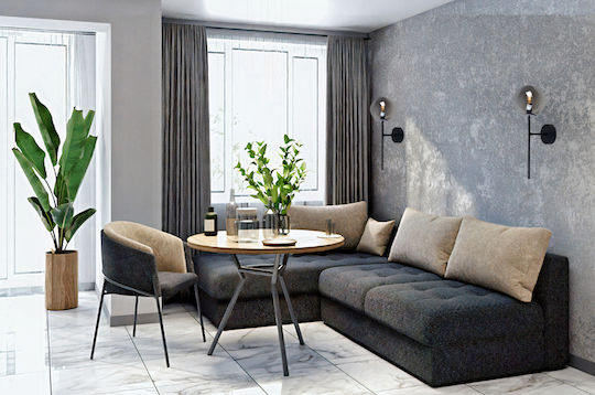 Light Home Осветително тяло За стена с фасунга E14 Черен