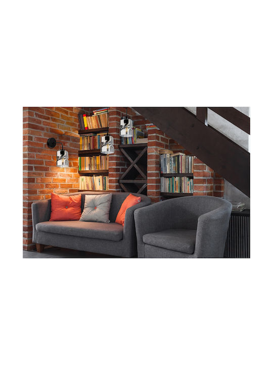 Light Home Modern Lamp Wall with Socket E27 Black