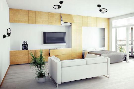 Light Home Модерен Осветително тяло За стена с фасунга E27 Черен