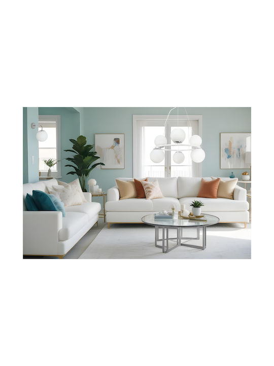 Light Home Modern Leuchte Wand mit Fassung E14 Weiß