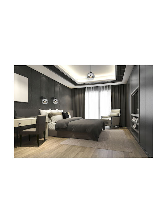 Light Home Modern Leuchte Wand mit Fassung E27 Schwarz