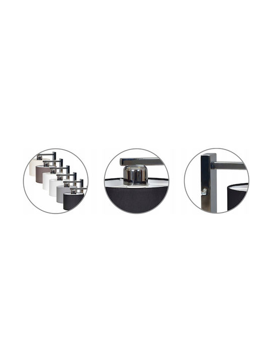 Light Home Μοντέρνο Φωτιστικό Τοίχου με Ντουί E27 Λευκό