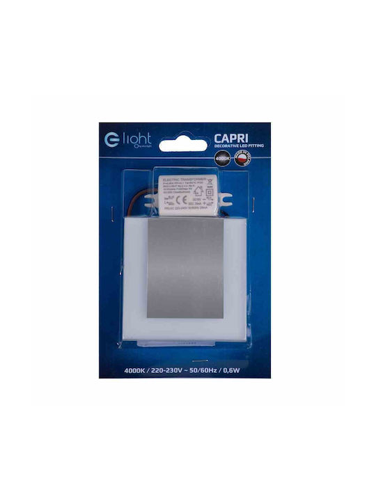 Eko Light Lumină de Perete cu LED Integrat și Lumină Alb Natural