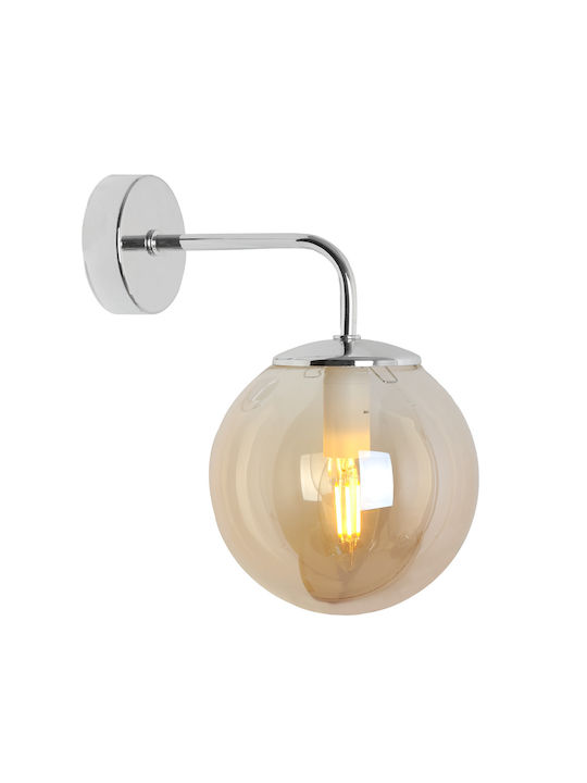 Light Home Модерен Осветително тяло За стена с фасунга E14 Кехлибарен