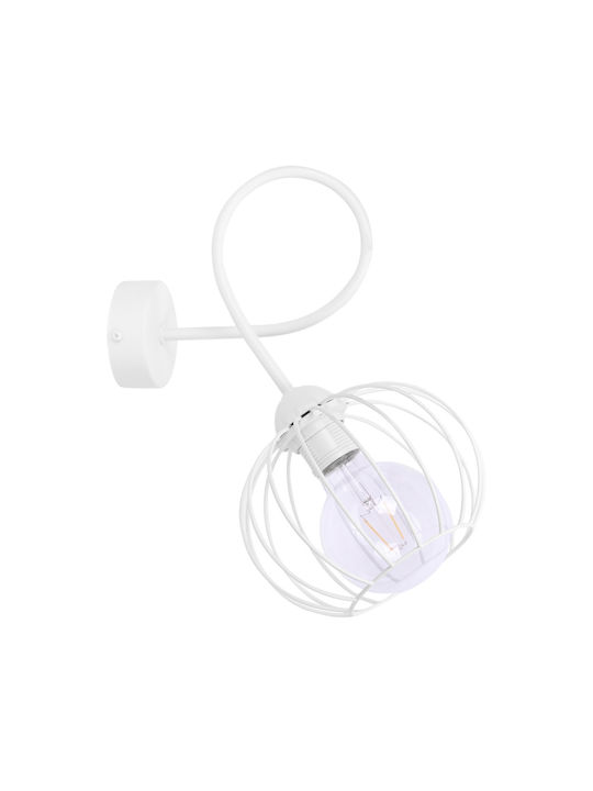 Light Home Μοντέρνο Φωτιστικό Τοίχου με Ντουί E27 Μαύρο