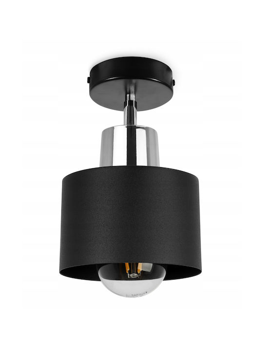 Light Home Modern Lamp Wall with Socket E27 Black