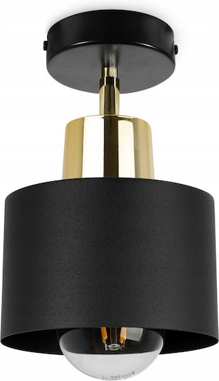 Light Home Modern Lumină de Perete cu Soclu E27 Negru