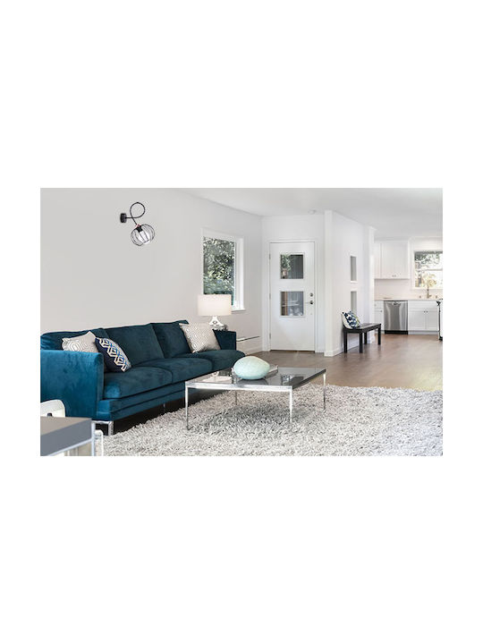 Light Home Modern Lumină de Perete cu Soclu E27 Negru