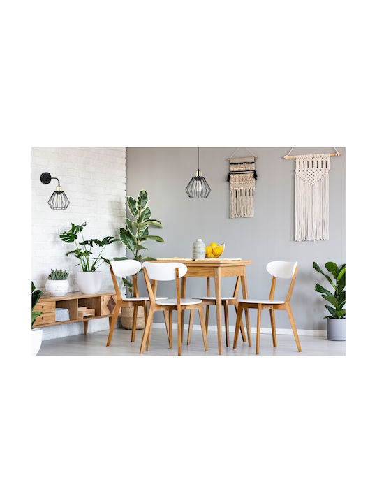 Light Home Модерен Осветително тяло За стена с фасунга E27 Черен