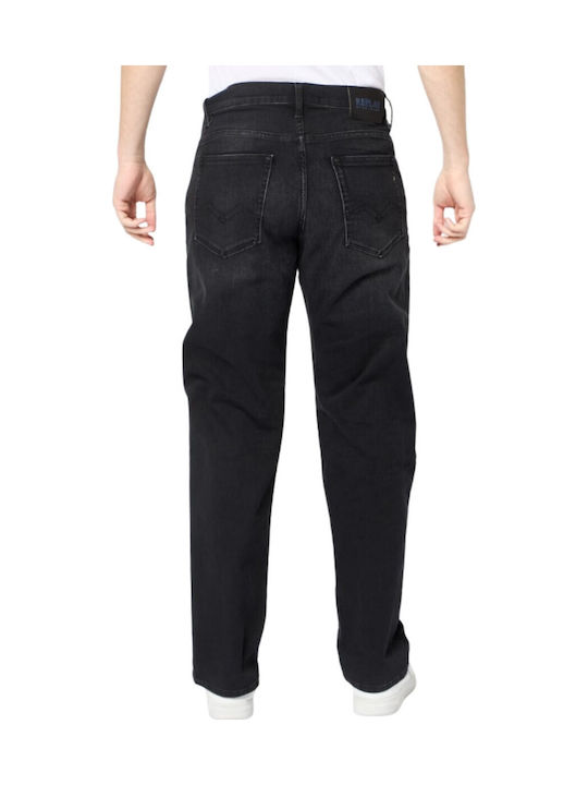 Replay Men's Jeans Pants Slim Fit Tapered Black
