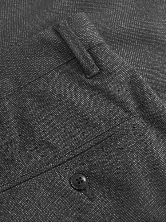 Paul Herrenhosen Chinos Elastisch Schlank Passform Grau