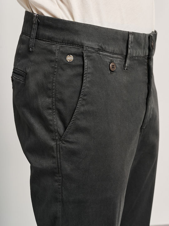 Culton Trousers Chino Elastic Grey Anthracite