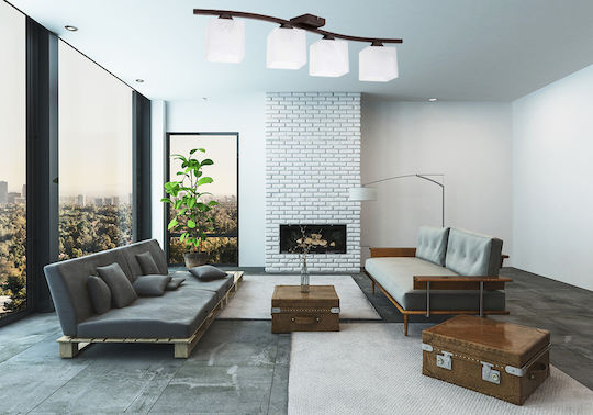 Light Home Deckenleuchte Schwarz