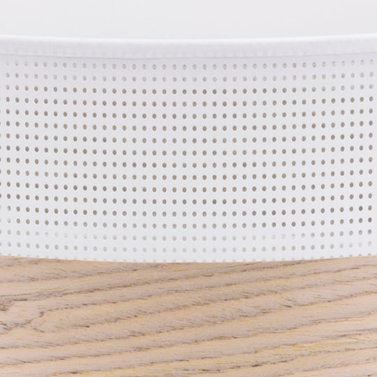Light Home Πλαφονιέρα Οροφής Λευκή με Ντουί E27