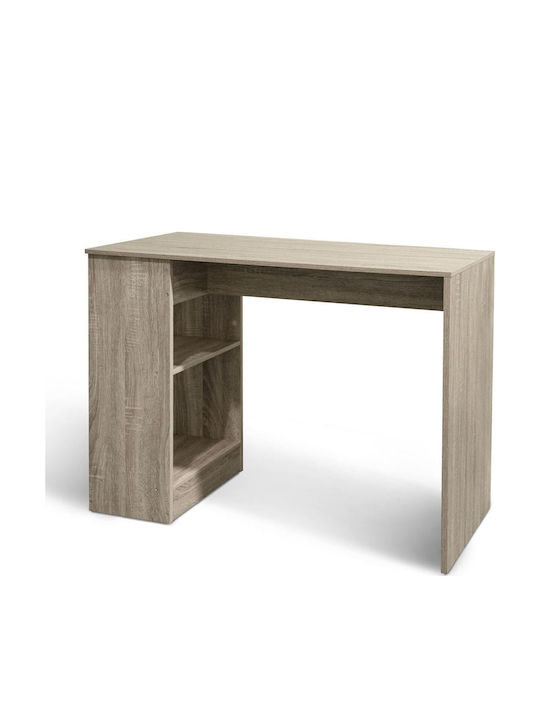 Γραφείο Ξύλινο με Βιβλιοθήκη Natural 95x45x73εκ.