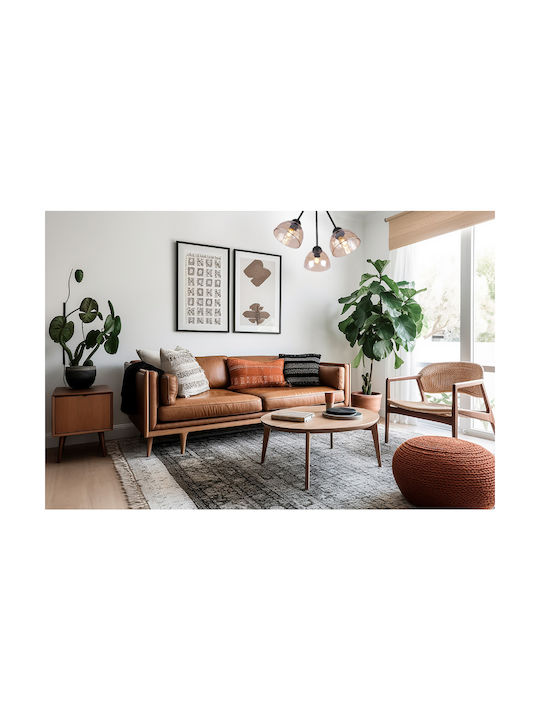 Light Home Πλαφονιέρα Οροφής Μελί με Ντουί E27