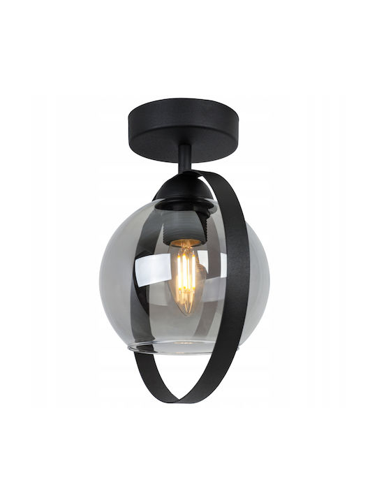 Light Home Plafonieră de Tavan Neagră cu Soclu E27