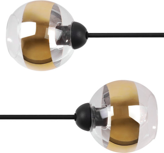 Light Home Deckenleuchte Schwarz mit Fassung E27