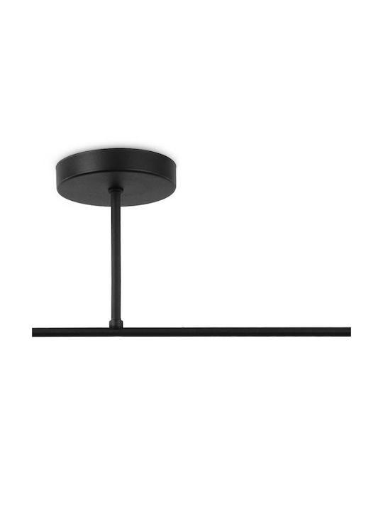 Light Home Ceiling Mount Light Black with Socket E27