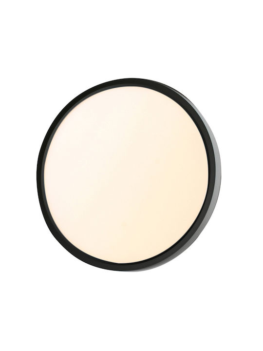 Italux Deckenleuchte Schwarz mit Integrierter LED