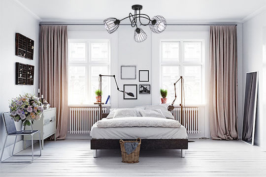 Light Home Πλαφονιέρα Οροφής Μαύρη