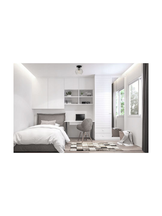 Light Home Таванно осветление Бяла с Кристали