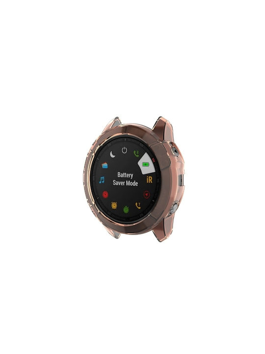 Schutz Silikonhülle in Orange Farbe für Garmin Fenix 6X