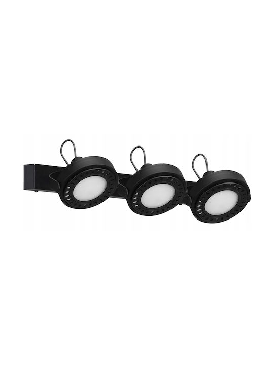 Light Home Τριπλό Σποτ με Ντουί GU10 σε Λευκό Χρώμα