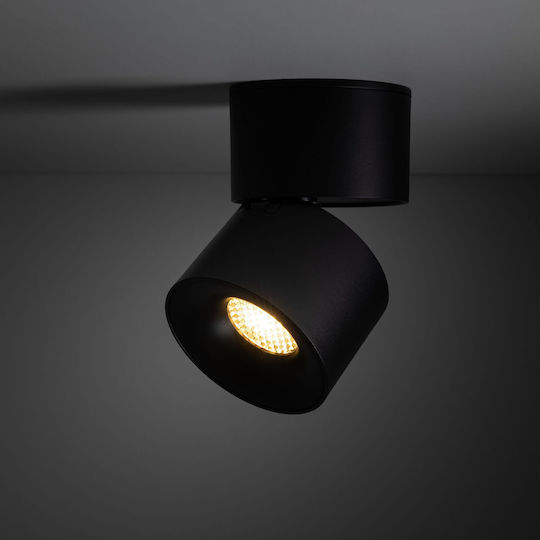 TK Lighting LED Ρυθμιζόμενο Λευκό Σποτ σε Μαύρο Χρώμα