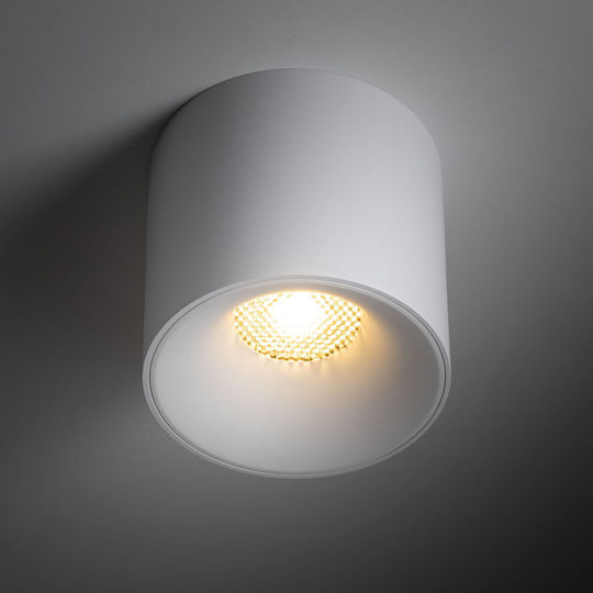 TK Lighting LED Ρυθμιζόμενο Λευκό Σποτ σε Λευκό Χρώμα