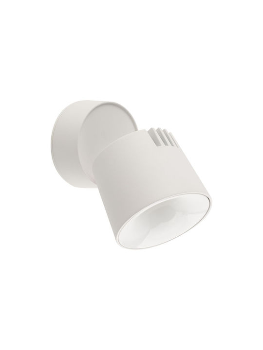 TK Lighting LED Ρυθμιζόμενο Λευκό Σποτ σε Λευκό Χρώμα